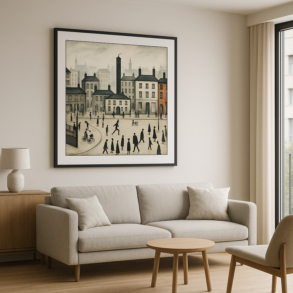 The Punk in the Painting – John Cooper Clarke in a Lowry Landscape