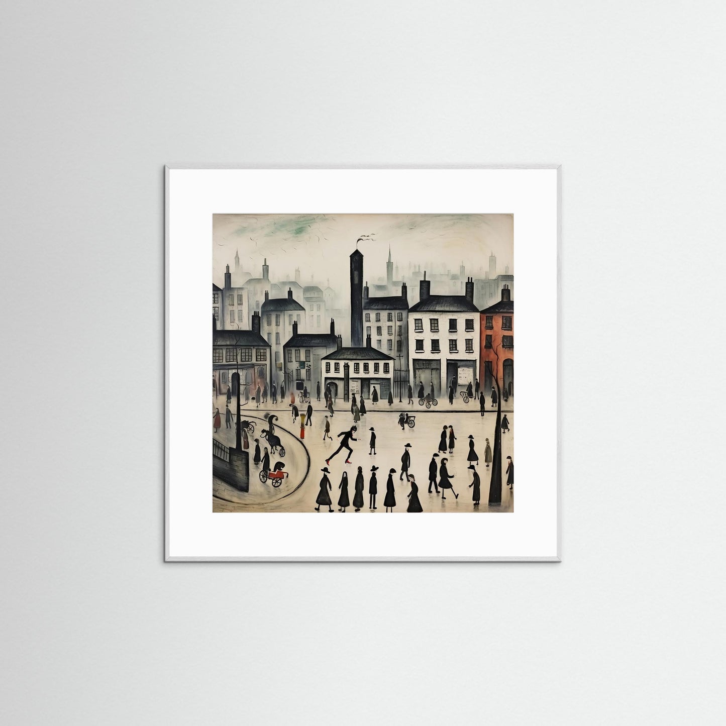 The Punk in the Painting – John Cooper Clarke in a Lowry Landscape