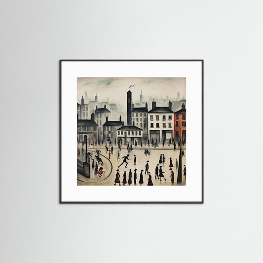 The Punk in the Painting – John Cooper Clarke in a Lowry Landscape