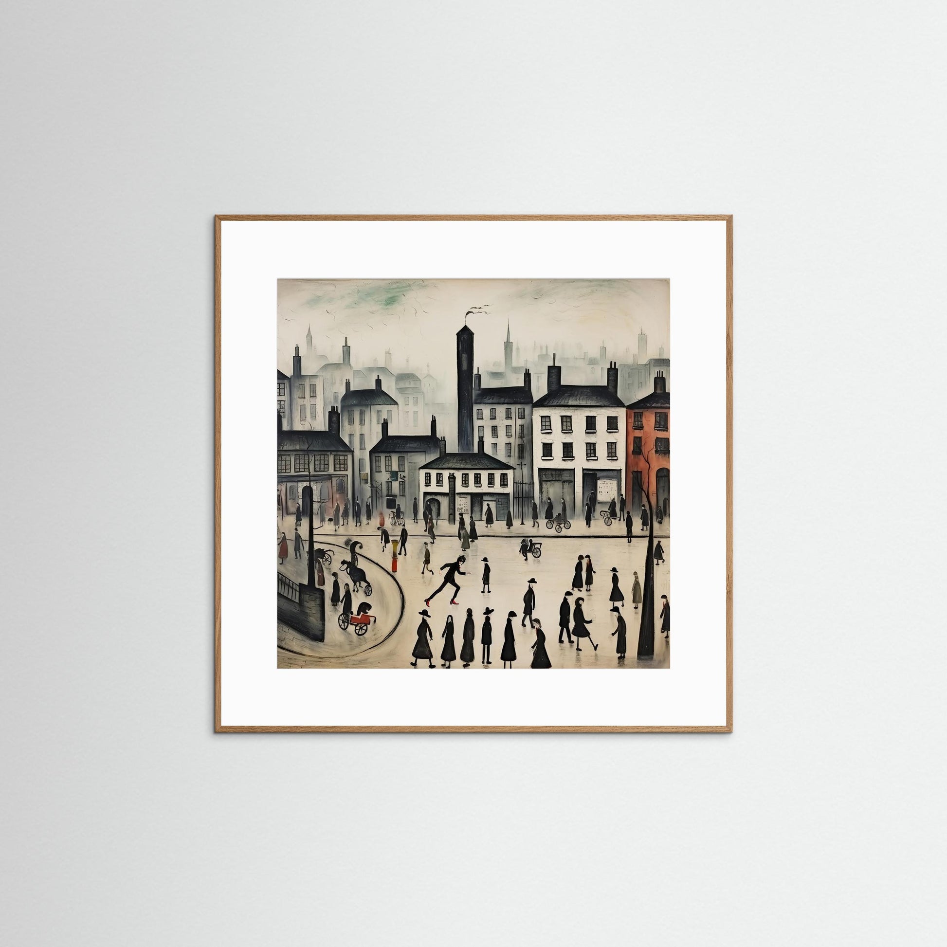 The Punk in the Painting – John Cooper Clarke in a Lowry Landscape
