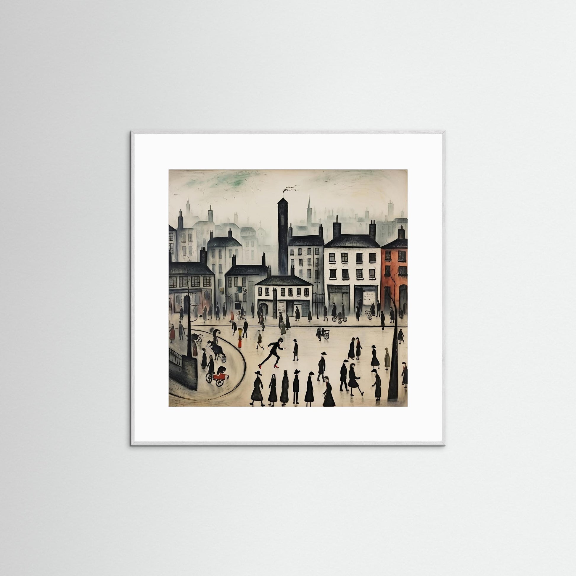 The Punk in the Painting – John Cooper Clarke in a Lowry Landscape